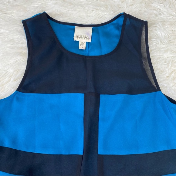 Nom de Plume Sleeveless Tunic Shift Dress Blue - Picture 4 of 9